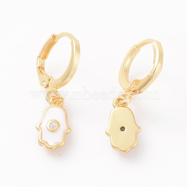 Brass Hoop Earrings(EJEW-I230-03G)-3