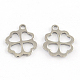 201 Stainless Steel Flower Charms(STAS-R064-29)-1