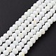 Electroplate Opaque Solid Color Glass Beads Strands(EGLA-A034-P6mm-L17)-2