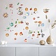 8 Sheets 8 Styles Coffee Theme PVC Waterproof Wall Stickers(DIY-WH0345-067)-6