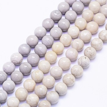 Natural Malachite Beads Strands, Round, 8mm, Hole: 1mm, about 47pcs/strand, 15.55 inch