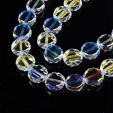 Electroplate Transparent Glass Beads Strands(EGLA-N002-23A-B01)-5