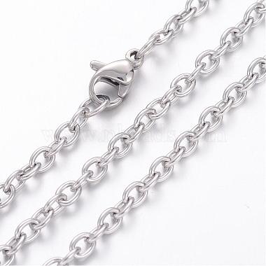 304 Stainless Steel Necklace(MAK-K004-16P)-2