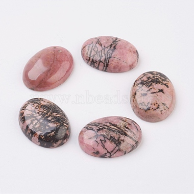 30mm Oval Rhodonite Cabochons