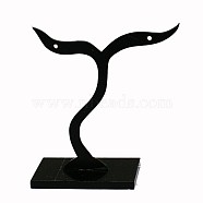 Plastic Earring Display Stand, Jewelry Display Rack, Jewelry Tree Stand, 2.5cm wide, 7cm long, 7cm high(PCT010-027)
