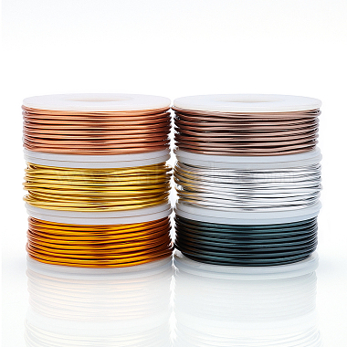 BENECREAT Matte Round Aluminum Wire(AW-BC0003-29-1.5mm)-2