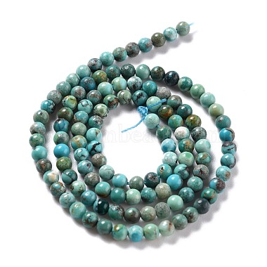 Chapelets de perles en turquoise de HuBei naturelle(G-K312-26D-01)-2