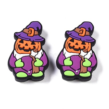 Pumpkin Silicone Beads