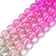Dyed & Heated Synthetic Quartz Beads Strands(G-P502-01B-04)-1