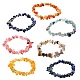 7Pcs 7 Styles Chip Natural & Synthetic Gemstone Beaded Stretch Bracelets Sets(BJEW-SZ0001-39)-1