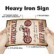Vintage Metal Tin Sign(AJEW-WH0189-362)-3