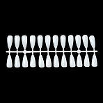 ABS Plastic Nail Art Polish Color Card, with Magnet Nail Polish Color Palette Display Book, Beige, 16.7x6.1x0.45cm, 10pcs/set(MRMJ-XCP0001-69)