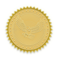 Self Adhesive Gold Foil Embossed Stickers, Medal Decoration Sticker, Bird Pattern, 5x5cm(DIY-WH0211-009)