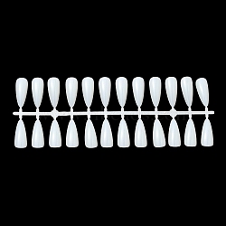 ABS Plastic Nail Art Polish Color Card, with Magnet Nail Polish Color Palette Display Book, Beige, 16.7x6.1x0.45cm, 10pcs/set(MRMJ-XCP0001-69)