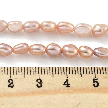 Natural Cultured Freshwater Pearl Beads Strands(PEAR-P062-24C)-5