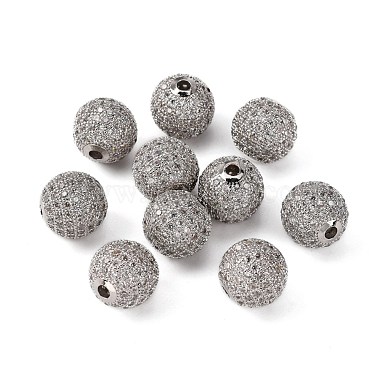 Perles de cubes zircone en laiton (X-ZIRC-F001-15P)-3