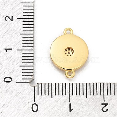 Brass Micro Pave Clear Cubic Zirconia Connector Charms(KK-M303-04G-05)-3