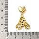 Rack Plating Brass Micro Pave Clear Cubic Zirconia Perdants(KK-C067-12G-A)-3