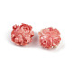 perles sculpt&eacute;es en corail synth&eacute;tique teint&eacute;(X1-SHEL-D001-01A)-2
