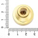 goldene Wachssiegel-Stempelköpfe aus Messing(STAM-P002-01G-02)-3