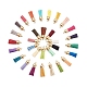 60pcs 30 couleurs décorations pendentif pompon en faux daim(FIND-YW0001-13LG)-2