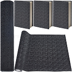 Waterproof Laser PU Leather Fabric, for Shoes Bag Photography Props, Black, 30~30.5x0.08cm, about 1.3m/roll(DIY-WH0622-060A)