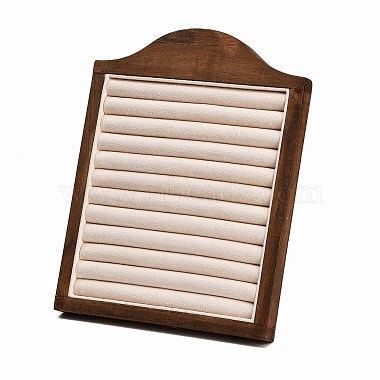 Wooden Ring Organizer Display Photo Frames with Velvet Mat(WD-CBA8716-02)-1