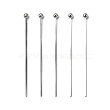 3cm Platinum Brass Ball Head Pins