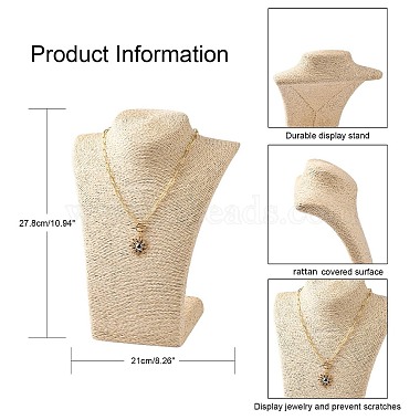 Stereoscopic Necklace Bust Displays(NDIS-E018-C-01)-5