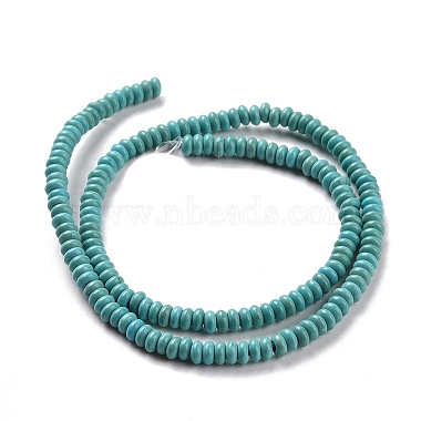 Synthetic Turquoise Bead Strands(G-P286-05-4mm-01)-4