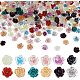 Olycraft 240Pcs 12 Style Camellia Transparent Resin Cabochons(MRMJ-OC0003-41)-1