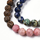 Natural & Synthetic Mixed Gemstone Beads Strands(G-D080-A01-02-36)-3