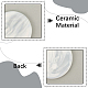 Marble Pattern Porcelain Wax Seal Mats(AJEW-CP0012-18B)-5