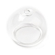 cône de perles de verre transparent(GLAA-G100-01B-01)-1