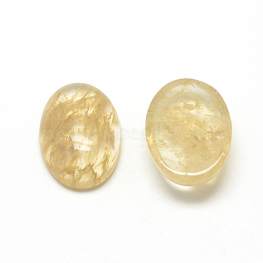 Cabochons en verre de pierre de pastèque(G-R415-13x18-39)-2