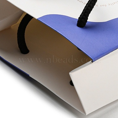 бумажные подарочные пакеты с бантом и принтом(CARB-D015-02)-2