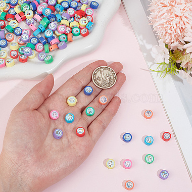 200Pcs Printed Handmade Polymer Clay Beads(CLAY-PA0001-54)-3