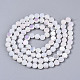 Electroplate Opaque Solid Color Glass Beads Strands(X-EGLA-T020-07I)-2