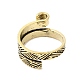 Alloy Wrapped Cuff Ring(RJEW-G286-01AB)-3