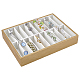 20 Grids PU Leather Bangle Organizer Display Trays(BDIS-WH0008-19A)-1