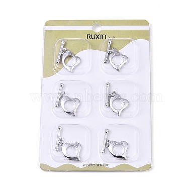 6Pcs Brass Toggle Clasps(KK-T073-44P)-2