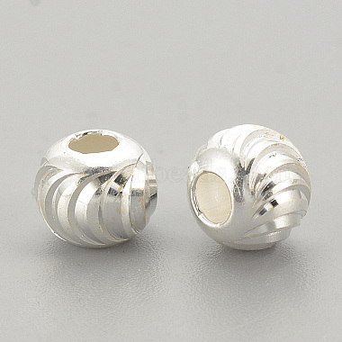 925 Sterling Silver Beads(STER-S002-16-3mm)-2
