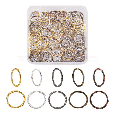 craftdady 250piezas 5 anillos de unión de aleación de colores(FIND-CD0001-11)-2