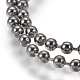 Stainless Steel Ball Chain Necklace Making(MAK-L019-01C-B)-2