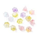 Electroplate Glass Beads, Flores Convallariae, Mixed Color, 10x11x6.5mm, Hole: 1.2mm(X-EGLA-D042-01)
