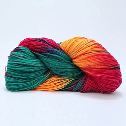Acrylic Fiber Yarn, Gradient Color Yarn, Colorful, 2~3mm, about 50g/roll(PW22122445604)