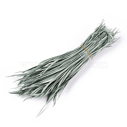 Goose feather Costume Accessories, Dyed, Dark Sea Green, 80~250x3~5mm, about 200pcs/bundle(FIND-Q062-08)