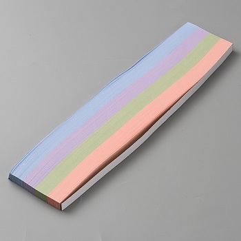 Lucky Star Origami Paper, Folding Strips, for DIY Craft, Mixed Color, 240x9.5x0.08mm, 540 sheets/bag