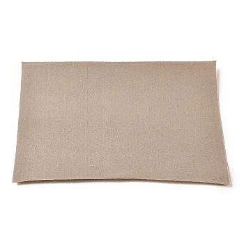 Jewelry Flocking Cloth, Polyester, Self-adhesive Fabric, Rectangle, Light Grey, 29.5x20x0.07cm