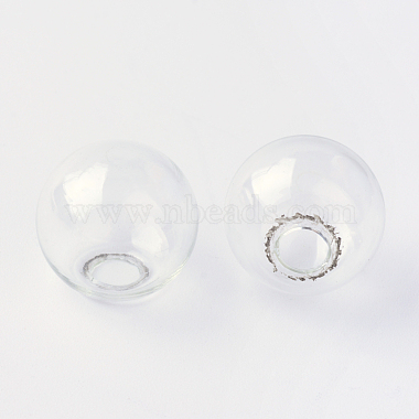 Round Mechanized Blown Glass Globe Ball Bottles(X-BLOW-R001-14mm)-2